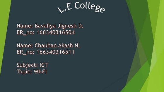 Wireless networks ppt | PPTX