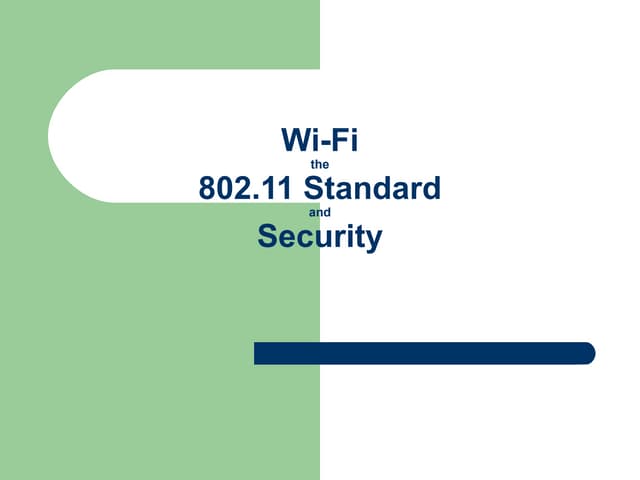 Wifi ppt