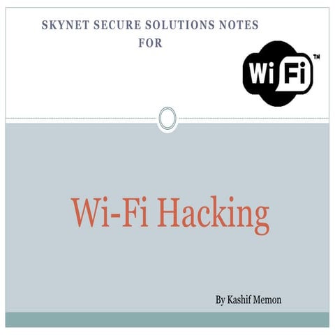 Wi fi hacking