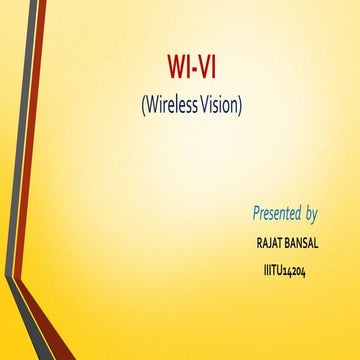 Wi-VI TECHNOLOGY
