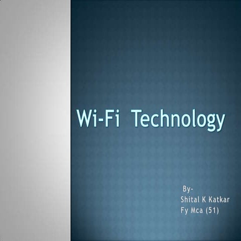 WIFI Introduction (PART I)