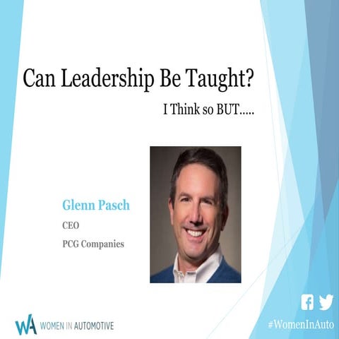 Women In Automotive Dec 2017 - Glenn Pasch