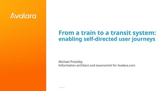 Image 373: From a train to a transit system: enabling self-directed user journeys