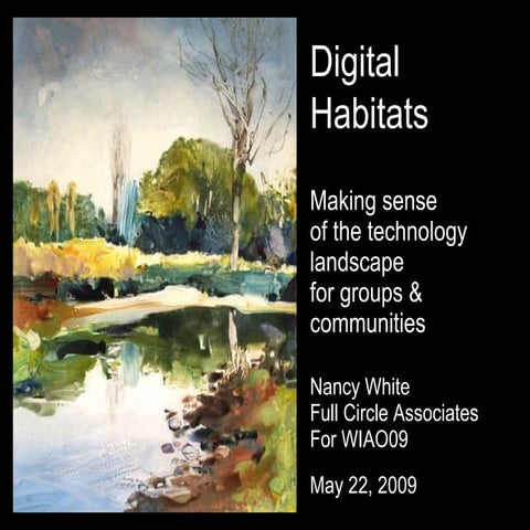 Digital Habitats for Webheads in Action Online 09