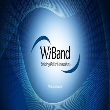 WiBand Communications Presentation