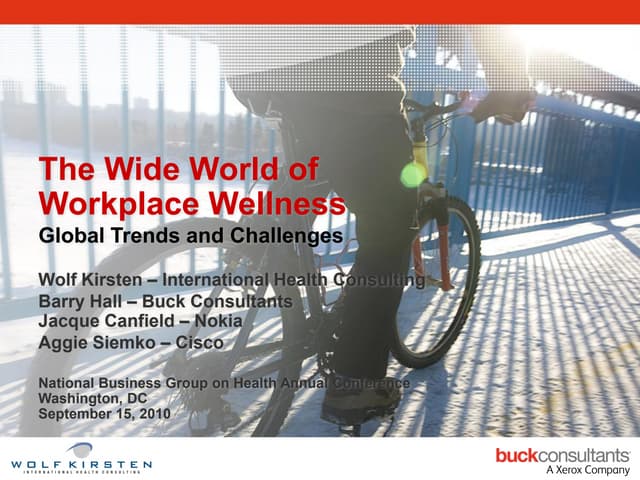 The Wide World of Workplace Wellness