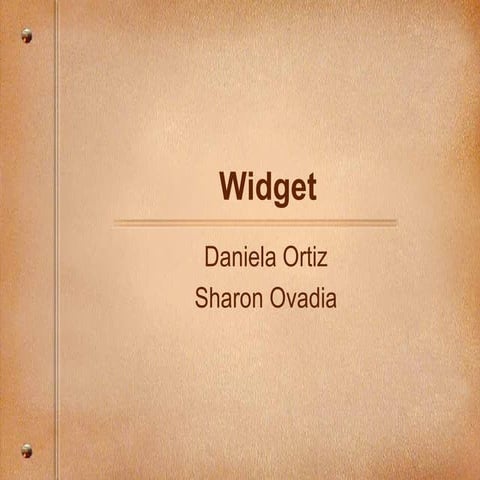 Widget | PPTX