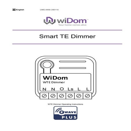 Widom smart dimmer