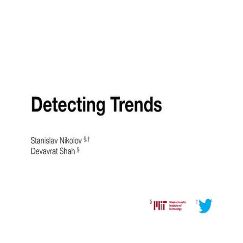 Detecting Trends