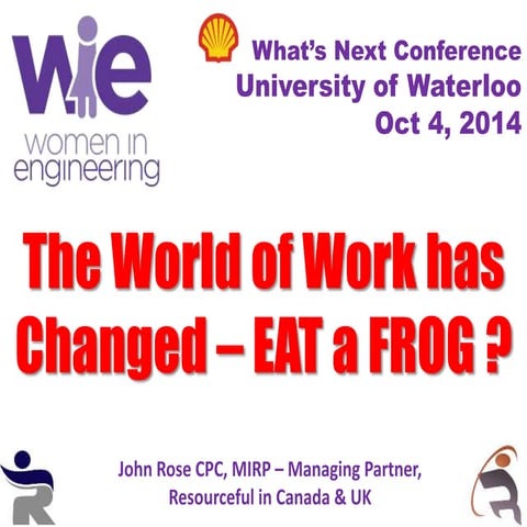 Shell - What's Next Conference - Women in Engineering 2014