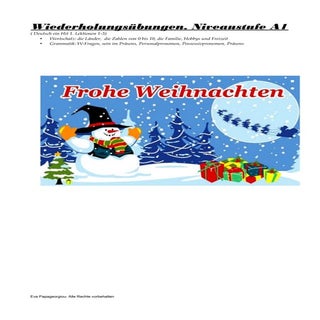 Wiederholungsübungen. ( A1)