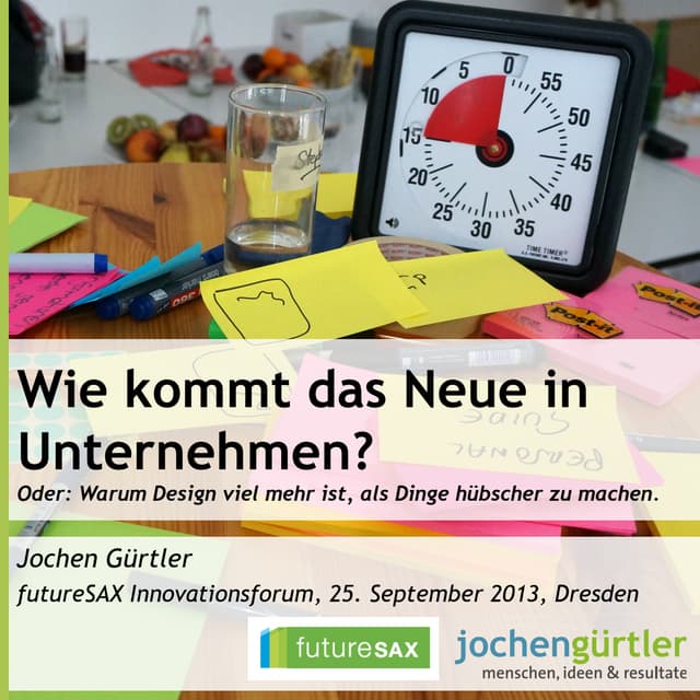 Wie kommt das Neue in Unternehmen?  