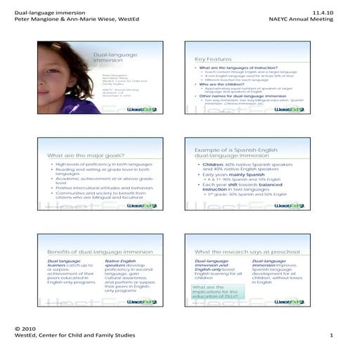 Key Elements of Dual Language Immersion (Powerpoint)