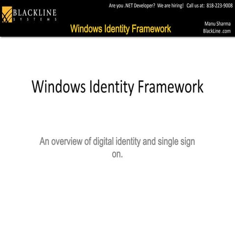 Windows Identity Foundation