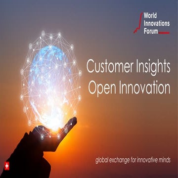 Customer Insights - WIForum Knowledge Transfer/Meetup