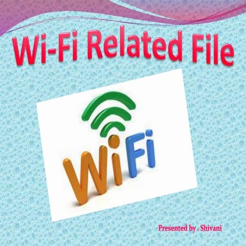 ppt on WIFI | PPTX