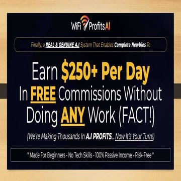 WiFi Profits A.I | PPTX