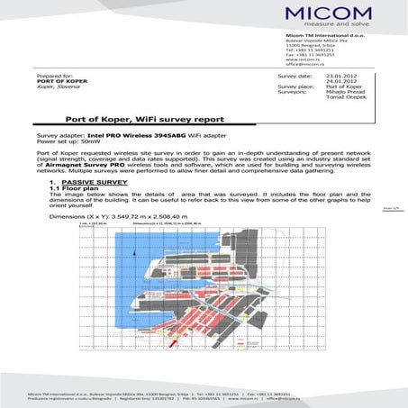WiFi audit, Port of Koper