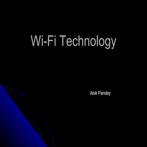 Wi Fi Technology