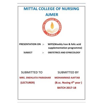 WEEKLY IRON AND FOLIC ACID PROG pdf