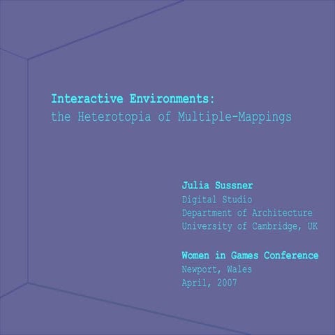 WiG 2007 Non-Games - Julia Sussner