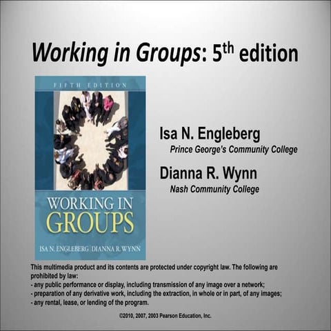 Working in Groups ppt 5ed