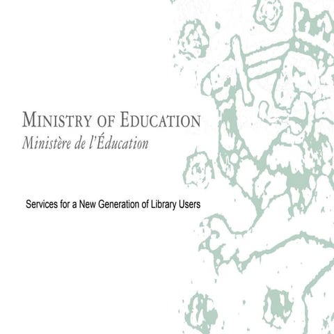 Services for a new generation of library users