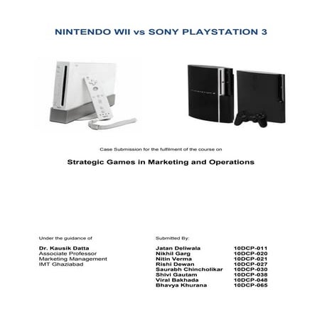 Wii vs playstation3