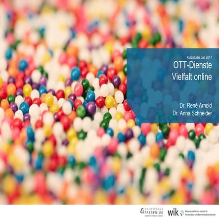 OTT Dienste - Vielfalt online