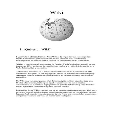 Que Son Wikis Y Como Funcionan Modelo De Negocio Wikipedia | Modelo