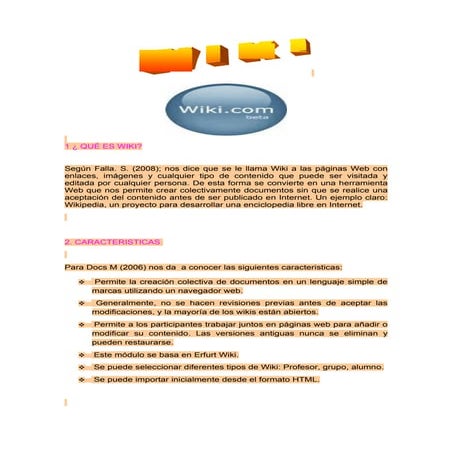 Cuadro comparativo entre wiki y blog | DOCX