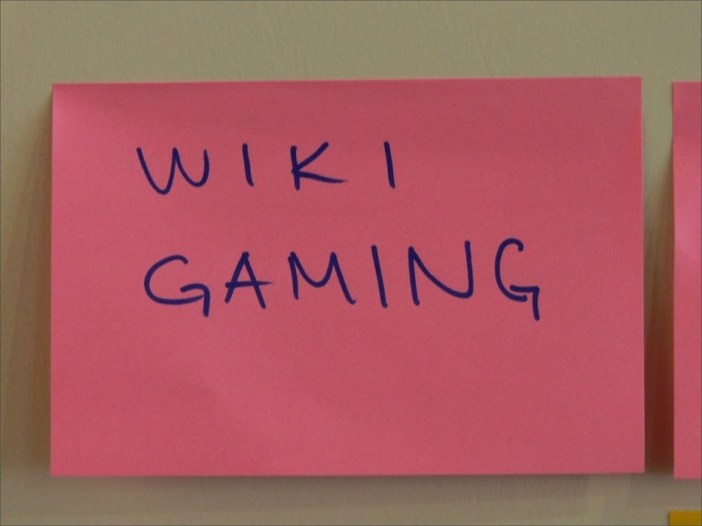 Wiki Gaming Wiki Gaming