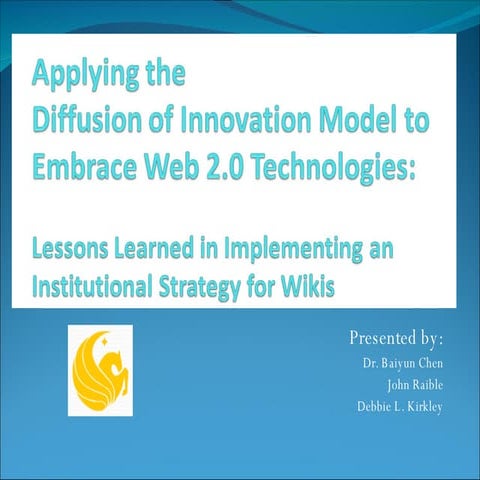 Adopting Wiki at UCF