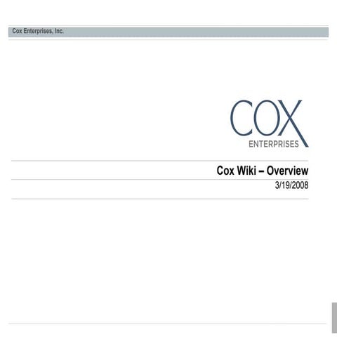 Wiki Presentation V4
