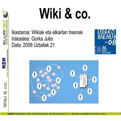 Wikiak eta elkarlan tresnak UEU