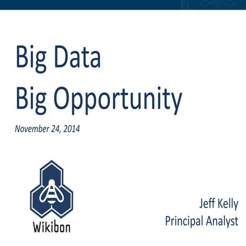 Wikibon Barclays Disruptive Tech Call - November 2014