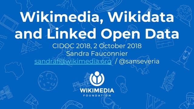 Wikidata introduction at CIDOC 2018 conference