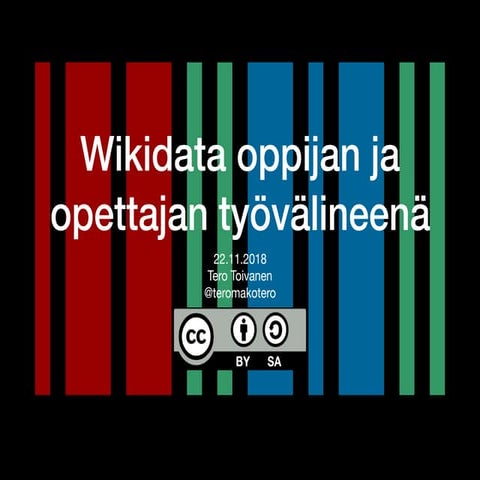 Wikidata oppijan ja_opettajan_tyovalineena