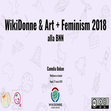 Wiki donne &amp; art + feminism 2018 alla BNN