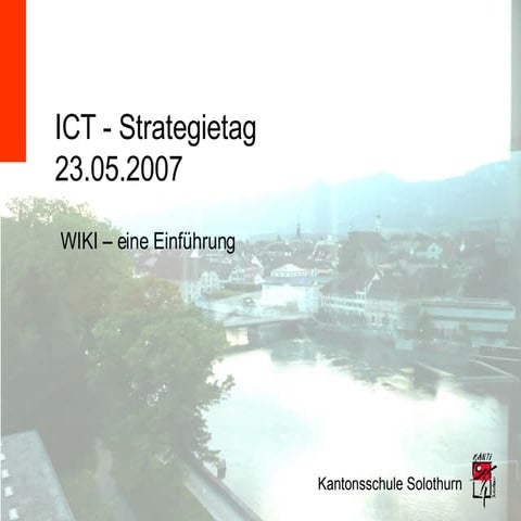 Wiki-Einführung am  ICT Strategietag