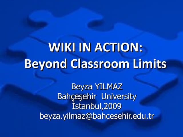 Wiki In Action