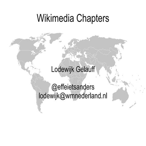 Wikimedia chapters   wikimania 2011