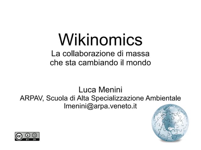 Wikinomics