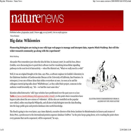 Wikiomics
