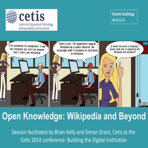 Open Knowledge: Wikipedia and Beyond