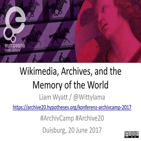 Wikipedia, culture, and the memory of the world