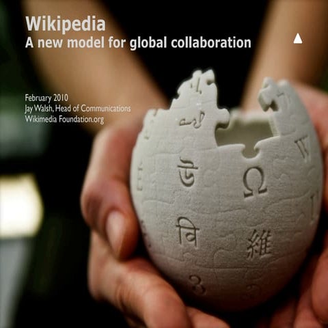 World Affairs Council, Wikipedia as global collaboration  Feb 2010