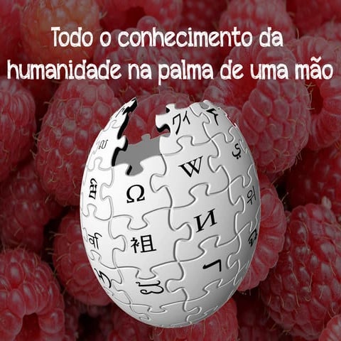 Todo o conhecimento da humanidade na palma de uma mão