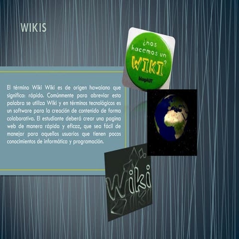 Trabajo colaborativo con Wikis | PPS