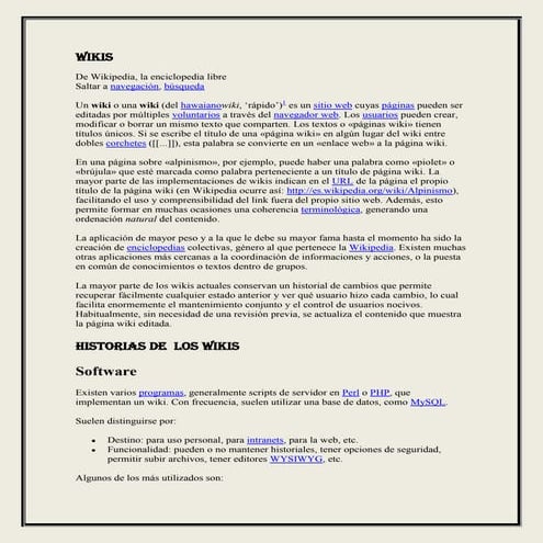 Wikis. | PPTX